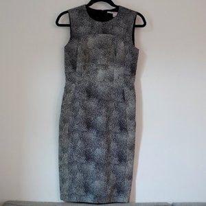 dvf x barney's // eden woven sheath dress